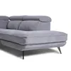 Rinconera Versatile - Tela Microfibra - Chaise Derecho - 6686-7 Gris en Gris - Sillones y sofás, Uruguay | NYR, vista 6 de 7