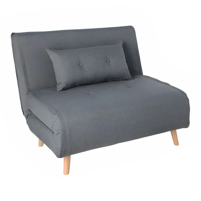 Sillon cama Trifold plaza y media en Gris - Sillones y sofás, Uruguay | La Cueva Muebles, vista 2
