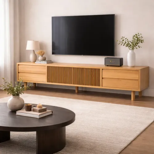 Rack Milano en Madera natural - Muebles, Uruguay | Uruguay Bamboo