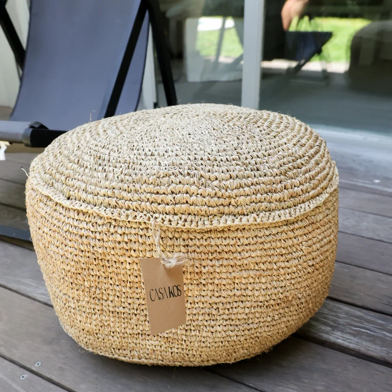 Puff Ibiza en Madera natural - Butacas, banquetas y puffs, Uruguay | Casakos, vista 6