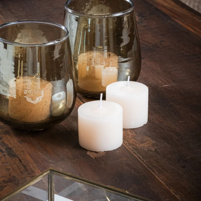 Vela 6x5 en Blanco - Velas y Portavelas, Uruguay | Soho Deco