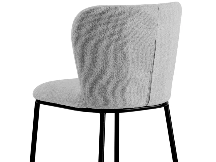 Silla ELINA en Tela - Gris en Gris - Sillas, Uruguay | Finkel, vista 3