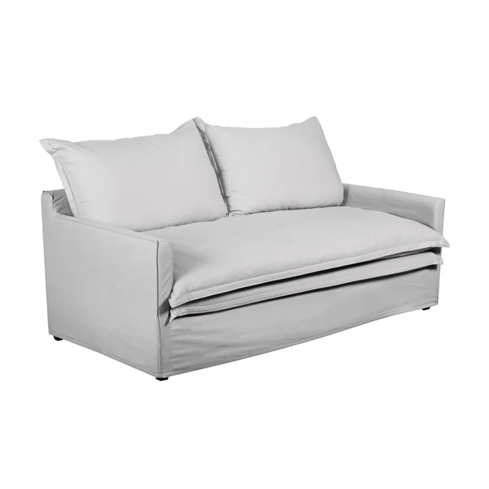 Sofa 3 Cuerpos Tela Gris Alaska en Gris - Sillones y sofás, Uruguay | Divino, vista 3