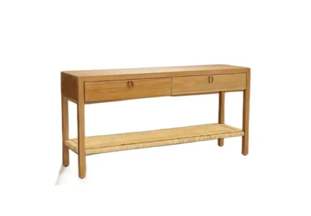 CONSOLA TEKA en Madera natural - Aparadores y recibidores, Uruguay | Sentido Jose Ignacio