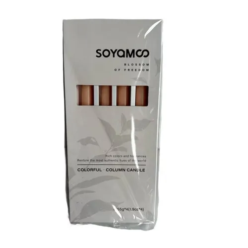 SET 4 VELAS 25C SOYAMOO BRISA DE NARANJA - Velas y Portavelas, Uruguay | Decohogar
