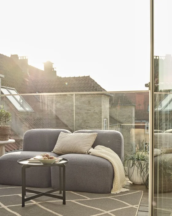 Mesa auxiliar BORRE Ø50xA40 negro en Negro - Muebles para el exterior, Uruguay | JYSK, vista 2