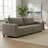 SOFA 4 CUERPOS - TAPIZADO EN TELA GRIS CLARO CON PUNTOS NEGRO Y CRUDOS en Gris - Sillones y sofás, Uruguay | Champagne Home, vista 2 de 4