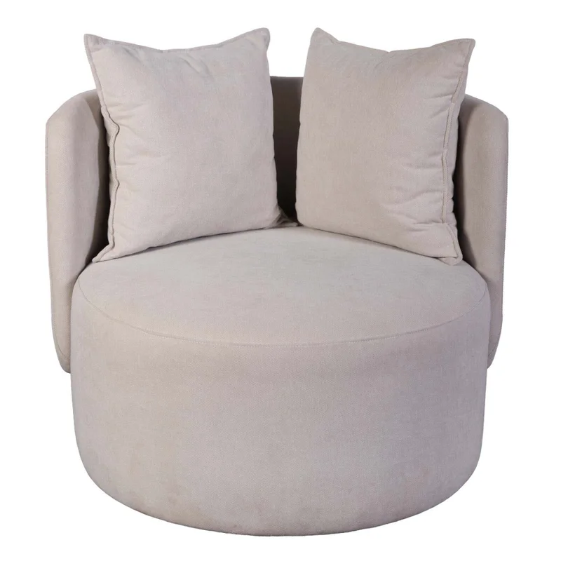 Butaca 1 Cuerpo Tela Natural-beige Luna Natural en Madera natural - Sillones y sofás, Uruguay | Divino, vista 3