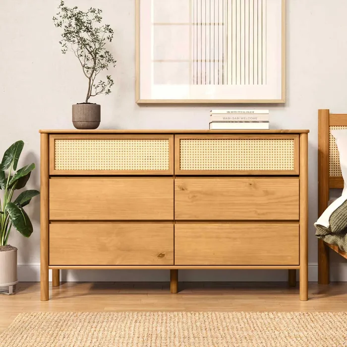Comoda Semira Rattan - Madera Maciza en Madera natural - Cómodas, Uruguay | Balton, vista 2