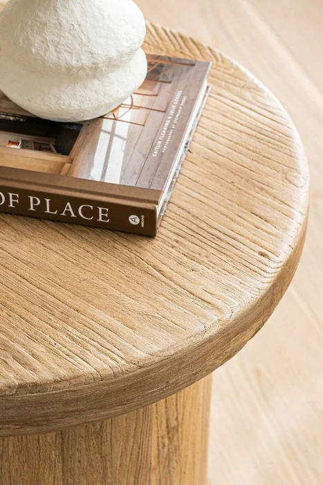 MESA DE COSTADO - OLMO ANTIGUO en Madera natural - Mesas de living, Uruguay | La Iberica, vista 5