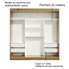 Ropero Placard Matrimonial Reno 180CM Pareja con 1 Espejo 3 Puertas Co - Roperos y placares, Uruguay | Balton, vista 19 de 24