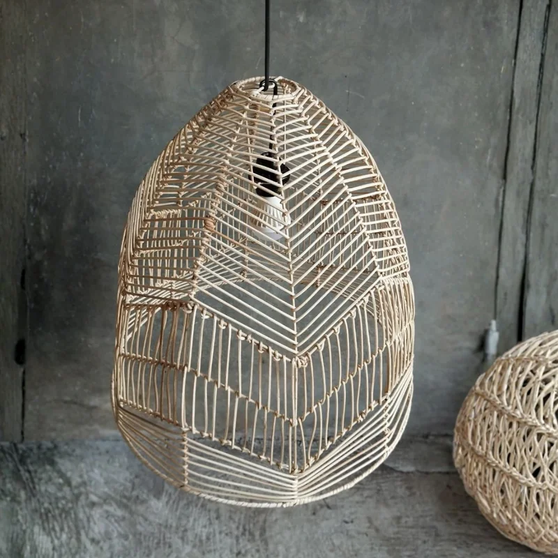 Lámpara Esférica de Ratán Suna | Casakos en Madera natural - Lámparas colgantes, Uruguay | Casakos, vista 4