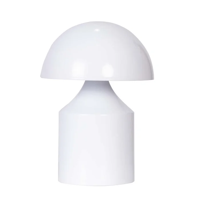 Lampara De Mesa Metal Blanco Lt94073 en Blanco - Iluminación, Uruguay | Divino