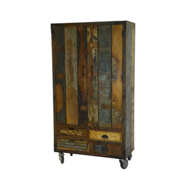 A-39 Bar Aparador 97x45x180 en Madera natural - Aparadores y recibidores, Uruguay | Victoriana, vista 3
