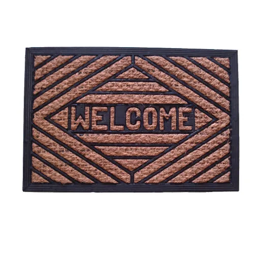 FELPUDO COCO/GOMA 40X60CM H.1CM WELCOME - Textiles, Uruguay | Decohogar