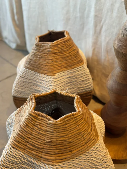 FLORERO CRAFTS NATURAL/BLANCO - 70% OFF en Multicolor - Jarrones, Uruguay | Masinfinito Casa, vista 3