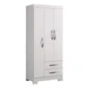 Ropero 3 puertas Flex en Blanco - Roperos y placares, Uruguay | La Cueva Muebles, vista 9 de 18