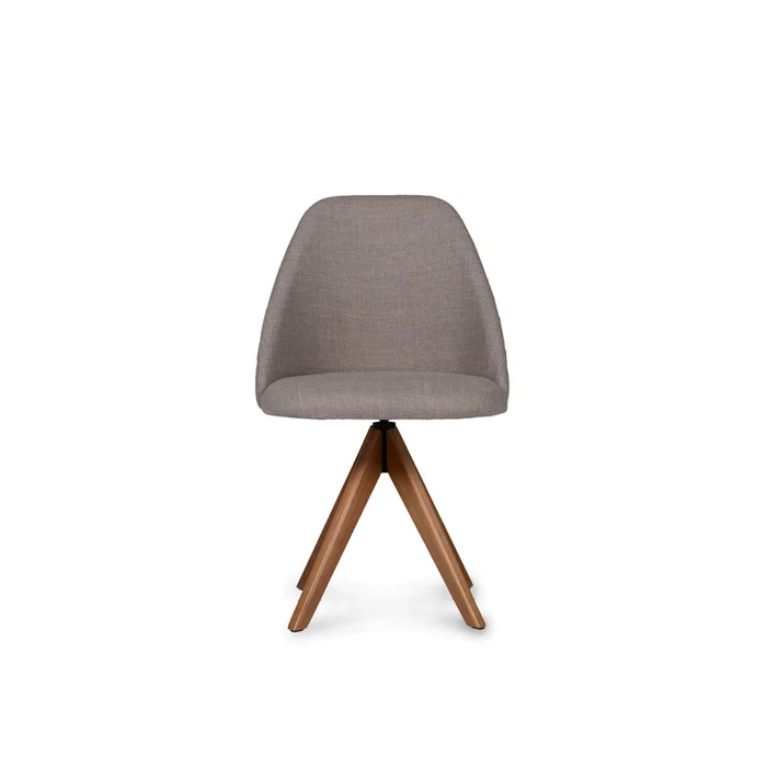 Silla Giratoria Karol 141- Tela Microfibra - A6 (Tostado) en Beige - Butacas, banquetas y puffs, Uruguay | NYR, vista 2