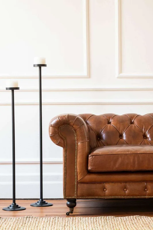 SILLON CHESTERFIELD - CUERO ITALIANO - XL en Marrón - Sillones y sofás, Uruguay | La Iberica, vista 20