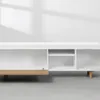 Rack PLISSE 1.80 m Blanco en Blanco - Muebles para TV, Uruguay | Finkel, vista 3 de 5