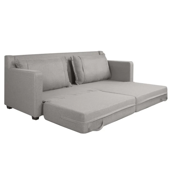 Sofá Cama Tela Gris Natura en Gris - Sillones y sofás, Uruguay | Divino, vista 4
