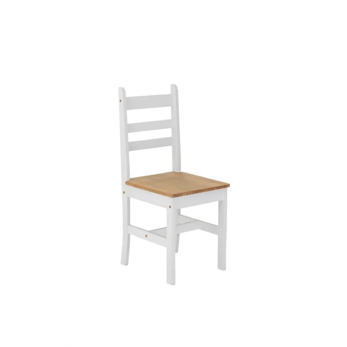 Juego De Comedor 6 Sillas - Madera - Blanco Línea Monterrey en Multicolor - Sillas, Uruguay | Ecowood, vista 3