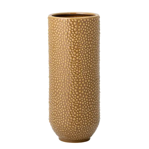 Dario Vase, Yellow, Stoneware - Jarrones, Uruguay | Tutto Deco