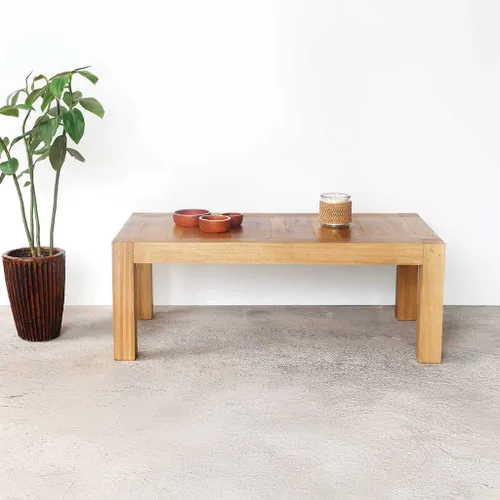 MESA RATONA GAROPABA 120x60 en Madera natural - Mesas de living, Uruguay | Fundamento Muebles
