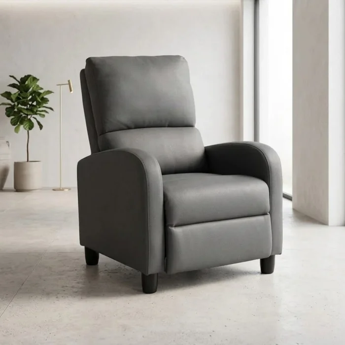 Butaca Poltrona Reclinable - Sofia en Gris - Sillones y sofás, Uruguay | Rústico Hogar