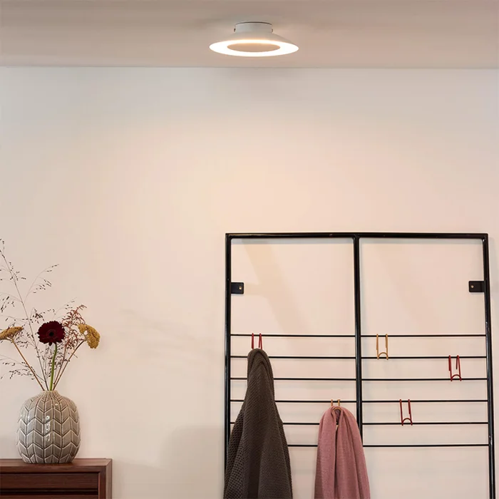 Luminaria de Techo Aruba Ø25cm Blanco en Blanco - Lámparas colgantes, Uruguay | Serlux, vista 2