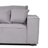 Sofá Modular Maia (4 módulos) - Tela Microfibra - 12074 (Ceniza) en Gris - Sillones y sofás, Uruguay | NYR, vista 3 de 6