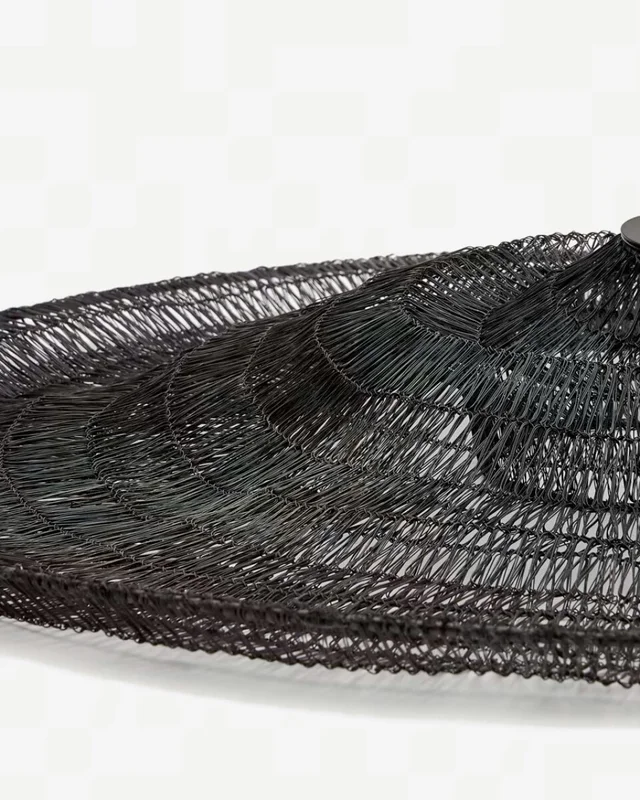 Lámpara de techo Makai de metal con acabado negro - Ø 87 cm en Negro - Lámparas colgantes, Uruguay | Kavehome, vista 5