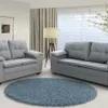 Juego De Living Sillón 3+2 Cuerpos Tapizado Tela Chenille en Gris - Sillones y sofás, Uruguay | Soy Hogar, vista 4 de 4