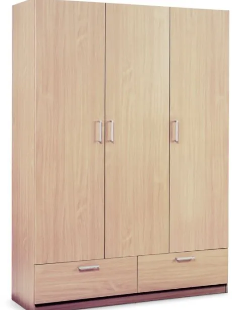 Armario ELLESTED 144x200 roble claro - Roperos y placares, Uruguay | JYSK
