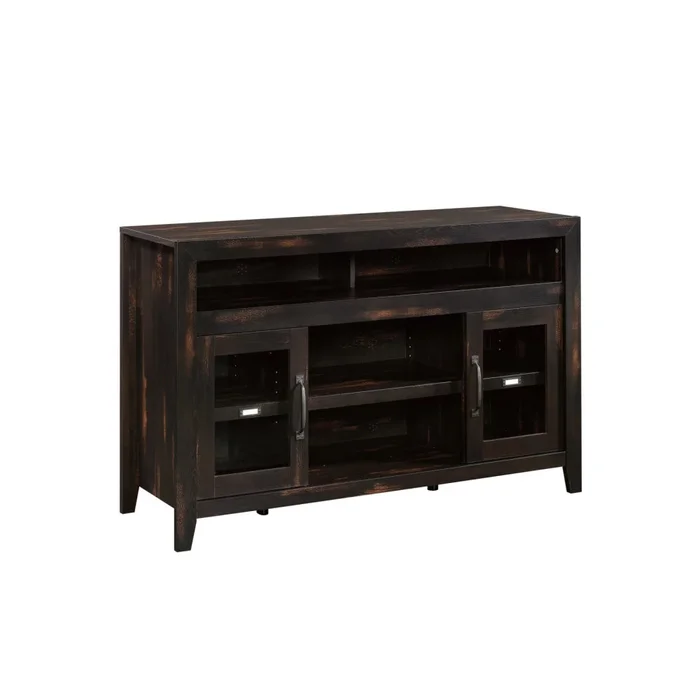 Rack 2 Puertas y Estantes - Sauder - Linea Dakota Pass en Marrón - Muebles para TV, Uruguay | Ecowood