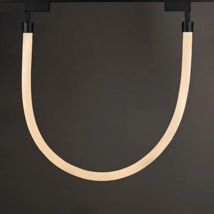 Tubo Flexible para Riel Magnético 360° 2700K Negro en Negro - Lámparas colgantes, Uruguay | Serlux, vista 4