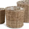 Maceta SANSEBIE Ø40/33/25 kubu nat en Madera natural - Muebles para el exterior, Uruguay | JYSK, vista 2 de 5