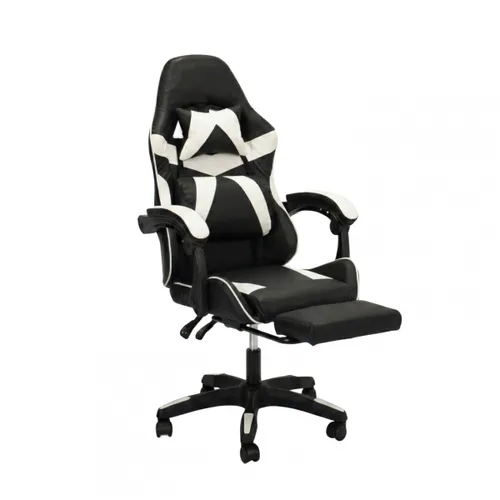 Silla Gamer Gaming Ergonomica Reclinable - PU - Blanco en Multicolor - Escritorios y sillas de escritorio, Uruguay | Rústico Hogar