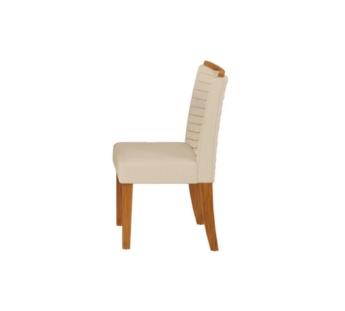 Silla Julia tapizada - Linea Milán - Blanca en Beige - Sillas, Uruguay | Rústico Hogar, vista 5