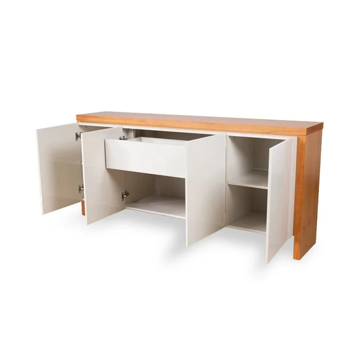 Aparador Buffet NORD 1.8 - Linea Nevada - Off White / Cinamomo - Mesas de arrimo, Uruguay | Ecowood, vista 4