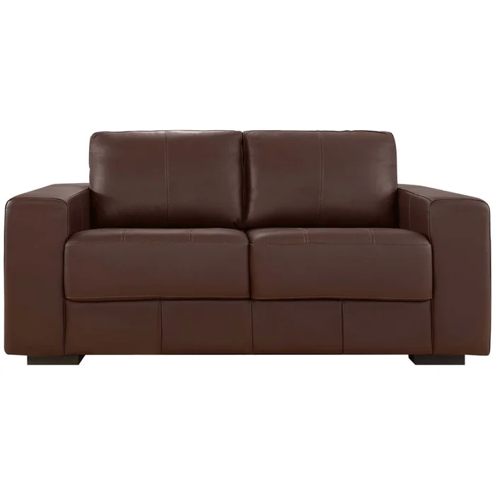 Sillón 2 Cuerpos Cuero-100-natural Marron Texas Caramelo en Marrón - Sillones y sofás, Uruguay | Divino, vista 2