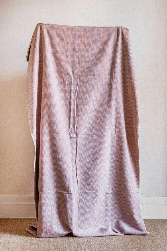 MANTA AUSTRIACA ESPIGA - MALVA en Violeta - Textiles, Uruguay | La Iberica, vista 2