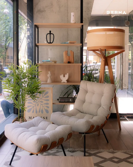 Lámpara de Pie Navi - Madera Natural Tauari - Lámparas de pie, Uruguay | Berna home, vista 3