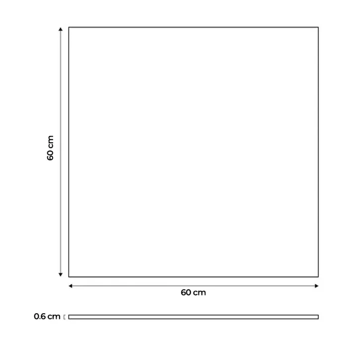 Panel LED 40W 60X60CM Luz Cálida en Blanco - Lámparas colgantes, Uruguay | Serlux, vista 4