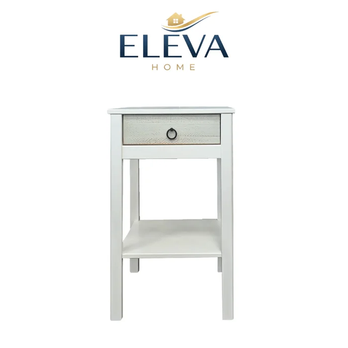 Mesa De Luz Flora Vintage-madera- - Mesas de luz, Uruguay | Nario Hogar