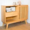 Mesa ratona Rieti + Aparador Cisano en Madera natural - Muebles, Uruguay | Uruguay Bamboo, vista 3 de 3
