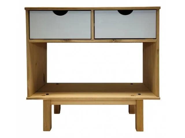 Aparador 2C Melo Linea Nordica en Madera Maciza en Madera natural - Comedor, Uruguay | Que Sal Muebleria