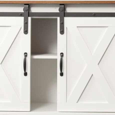 Rack de tv Ohio en Blanco - Muebles para TV, Uruguay | La Cueva Muebles, vista 16