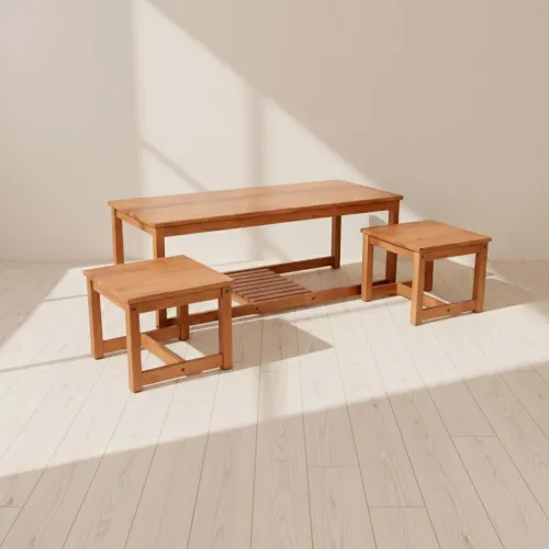 Mesa Ratona Central Madera Marron Montana Walnut en Marrón - Mesas de living, Uruguay | Divino