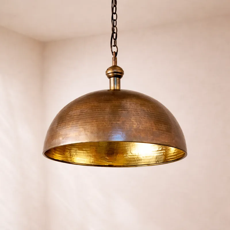 Luminaria de Techo Boreal Bronce en Negro - Muebles, Uruguay | Casa Ernesta